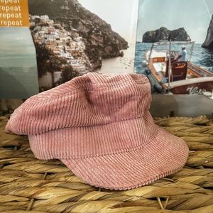 Free People Mauve Corduroy Cap